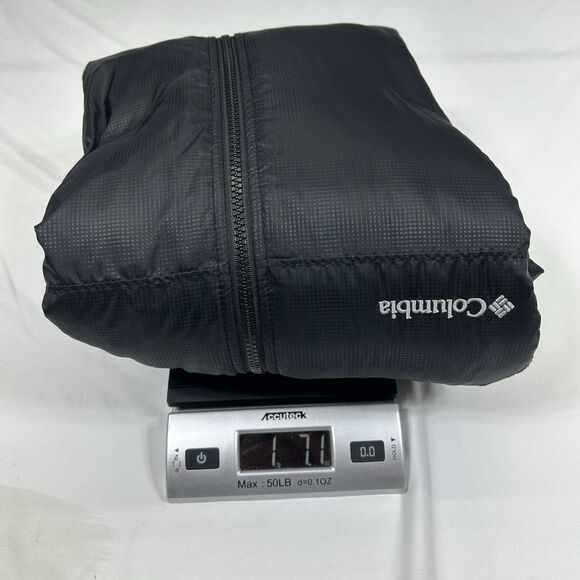 Columbia Jacket Men's L Black Core Interchange Full Zip Insulated Outdoor Coat - Picture 15 of 15